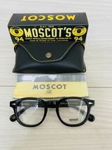 MOSCOT モスコット★ノーズパッド付きレムトッシュ★メガネフレーム★LEMTOSH★伊達眼鏡 ブラック 人気フレーム ボストン 未使用 美品_画像10