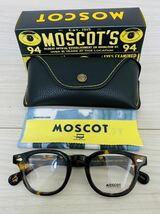 MOSCOT モスコット★レムトッシュ★メガネフレーム★LEMTOSH★伊達眼鏡 ハバナ 鼈甲柄 ボストン ウェリントン 未使用 美品_画像9