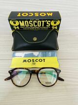 MOSCOT モスコット★メガネフレーム★KITZEL★伊達眼鏡 鼈甲柄 ウェリントン スクエア 未使用 美品_画像8