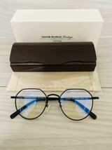 OLIVER PEOPLES オリバーピープルズ 眼鏡フレーム★OV1216TD 5031★OP-43T★ブラック ボストン メタルフレーム 未使用 美品_画像9