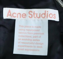 定価16万円 美品 ACNE STUDIOS アクネ PS-WN-SUIT000001 AH0126 切替え セットアップ スーツ ツイード ジャケット スカート 34 36_画像9