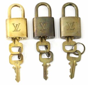 3 point set Vuitton katena3. key 6ps.@ key poru. speedy etc. . use Gold 323 306 310 701