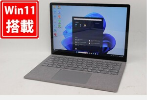 充放電回数5回 1350時間 良品 2K対応 タッチ 13.5型 Microsoft Surface Laptop3 Windows11 10世代 i5-1035G7 8GB NVMe 256GB-SSD 管:1848m