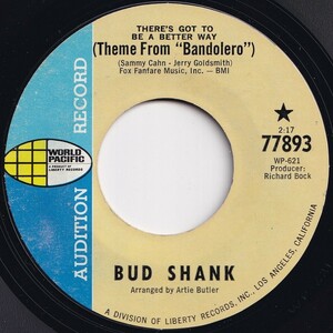 Bud Shank Theme From 'Bandolero' / Tour D' Amour World Pacific US 77893 206234 JAZZ ジャズ レコード 7インチ 45