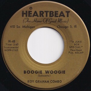 Roy Graham Combo Boogie Woogie / Stormy Weather Heartbeat US H-48 206219 R&B R&R レコード 7インチ 45