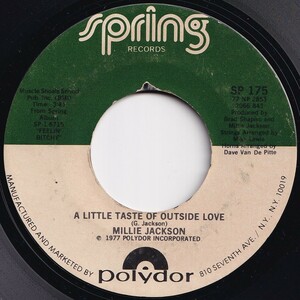 Millie Jackson If You're Not Back In Love By Monday Spring US SP 175 206308 SOUL ソウル レコード 7インチ 45
