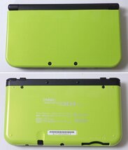 ★Nintendo/任天堂 Newニンテンドー3DS LL 本体 RED-001/ライム×ブラック/ゲーム機/付属品あり&1029004833_画像2