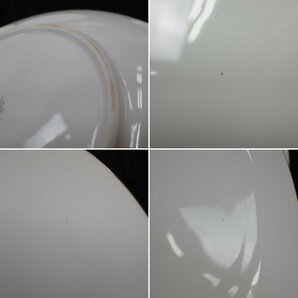 ★未使用 Noritake/オールドノリタケ RC印 21cmプレート 6枚セット/ホワイト×ゴールド/金彩/陶磁器/中皿&1970400002の画像7