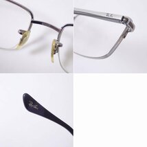 ★Ray-Ban/レイバン 眼鏡/メガネフレーム RB6212 2502/シルバー/クリア/メタルフレーム/ハーフリム&1944500033_画像8