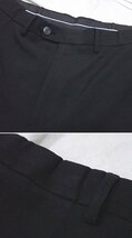 ★Haggar Clothing センタープレスパンツ 36×30/メンズ2XL相当/ブラック/無地&1948400036_画像7