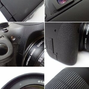★Canon/キャノン EOS Kiss X8i デジタル一眼レフカメラ ダブルズームキット/EF-S18-55mm F3.5-5.6 IS STM 他/ジャンク扱い&1938900599の画像8