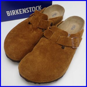 ★BIRKENSTOCK/ビルケンシュトック ボストンサンダル メンズ26.5cm/ミンク/スエード/外箱付き/ブラウン/茶色&1947000330