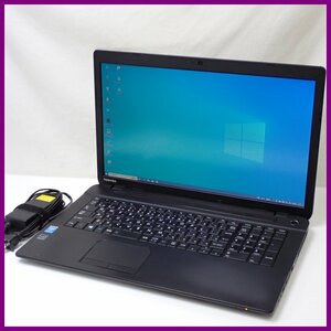 ★東芝 dynabook Satellite B37/M PB37MABD483AD71/Win10Pro/Corei5-4310U 2.0G/HDD500GB/メモリ8GB/17型/ACアダプタ付き&1430300516