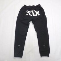 ★美品 GOD SELECTION XXX/ゴッドセレクショントリプルエックス XXXロゴ スウェットパンツ メンズM/ブラック/コットン100%&1961400111_画像2