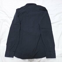 ★RRL/ダブルアールエル 長袖サファリシャツ メンズXS/ブラック/コットン100％/ラルフローレン&1961400232_画像2