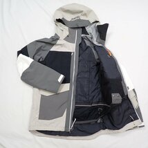 ☆1円 BURTON/バートン GORE-TEX バンシー スノーボードジャケット メンズS/グレー×ブラック/2レイヤー/スノボウェア&1947000253_画像4