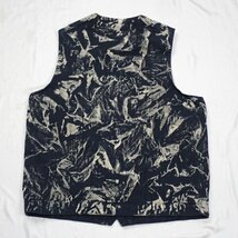 ★美品 YAMANE/ヤマネ EVISU デニムベスト メンズM相当/インディゴ/コットン100%&0334700179_画像2