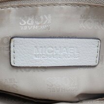 ★MICHAEL MICHAEL KORS/マイケルコース 2wayハンドバッグ オフホワイト/レザー/ショルダーベルト付き&1949500029_画像5