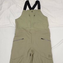 ☆1円 Burton/バートン スノーボード ビブパンツ/オーバーオール メンズXL/カーキ/ナイロン/GORE-TEX/スノボウェア&1947000283_画像3