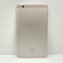 ★docomo/NTTドコモ dtab Compact 16GB/ゴールド/d-01J/判定○/約8.4インチ/動作品/タブレット/Android&1949500105_画像3