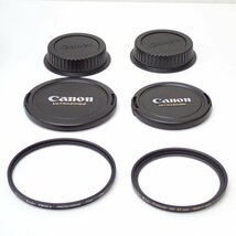 ★Canon/キヤノン レンズ 2点セット/ZOOM LENS EF 17-40mm F4L USM/MACRO LENS EF 100mm F2.8L IS USM/付属品多数/ジャンク扱い&1938900687_画像7