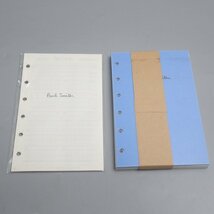 ★未使用 Paul Smith/ポールスミス システム手帳/ダークブラウン系/牛革/レザー/6穴/リフィル付き/文房具&1882900034_画像5