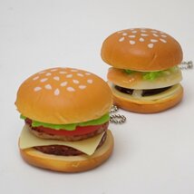 ★ドムドムハンバーガー マスコット 1～3 各全5種/厚焼きたまごバーガー/甘辛トキンバーガー/ビッグドムチーズ 他/包み紙付き&0131400035_画像3