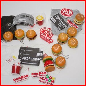 *domdom handle burger mascot 1~3 each all 5 kind / thickness roasting Tama . burger /..to gold burger / big dom cheese other / parcel paper attaching &0131400035