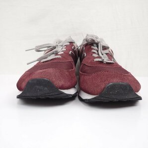 ★New Balance/ニューバランス ML574 EVM スニーカー メンズ28cm/バーガンディ/スエード×メッシュ&1933600190の画像4