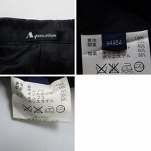 ★Aquascutum/アクアスキュータム テーラードジャケット 94AB4/メンズM相当/ダークグレー/ストライプ/ウール100%/2Bシングル&0958100054_画像5