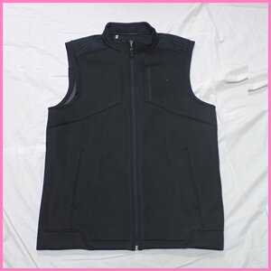 ★美品 UNDER ARMOUR/アンダーアーマー ストームデイトナベスト メンズLG/ブラック/ゴルフウェア&0517500051