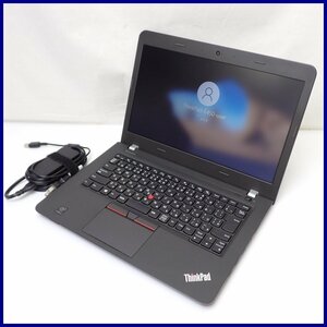 ★Lenovo/レノボ ThinkPad E450 20DC00B4JP/Win10Home/Core i5 5200U 2.2GHz/HDD500GB/メモリ8GB/14型/ACアダプター付き&1430300530