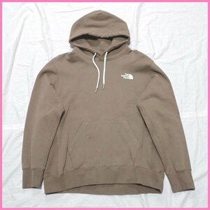 ★THE NORTH FACE/ザノースフェイス プルオーバーパーカー メンズM/ブラウン/Back To The Land/恵比寿限定/裏起毛/フーディー&1944900080