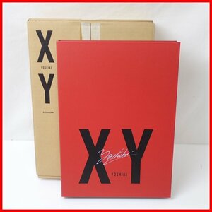 *YOSHIKI XY фотоальбом + изготовление DVD комплект /.. фирма / первая версия / перевозка с коробкой / музыкант / художник &1970800002