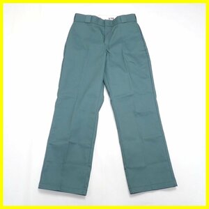 ★美品 Dickies/ディッキーズ Original 874 ワークパンツ W32/メンズM相当/リンカーングリーン/コットン混&1933600185