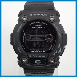 □未使用 CASIO/カシオ G-SHOCK GW-7900B-1JF ソーラー電波腕時計 ブラック/タイドグラフ/ムーンデータ/外箱付き&1964400012