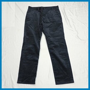 ★EPOCA UOMO/エポカウォモ ツイル別珍パンツ 46/メンズM相当/ダークネイビー/コットン/ストレッチ&1399600042