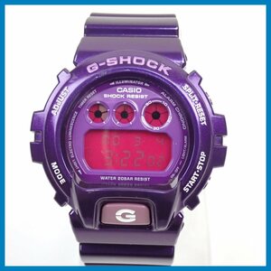 ■CASIO/カシオ G-SHOCK クレイジーカラーズ DW-6900CC-6 パープル×ビビッドピンク液晶/20気圧防水/デジタル/三つ目&1245800361