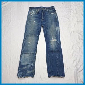 ★LEVI'S/リーバイス 47501-0183 ヴィンテージモデル デニムパンツ/ジーンズ W32 L32/メンズM相当/インディゴ/ボタンフライ&1944500020