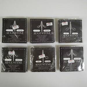 【未使用品】AUGUSTINE BLACK GUITAR strings 各5袋 計30本 オーガスチン ギター弦 アメリカ製　 　 #0521/11