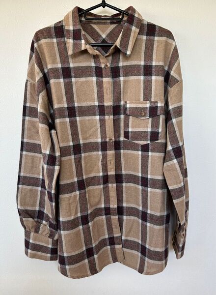 NICE CLAUP ナイスクラップ チェック柄シャツ アメカジ ネルシャツ 長袖 シャツ チェック