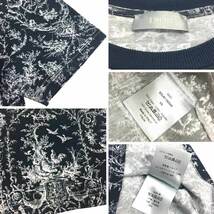 Dior ディオール クルーネック 半袖 Tシャツ XSサイズ 923J611A0549 トワル ドゥ ジュイ Toile de Jouy メンズ aq9507_画像3