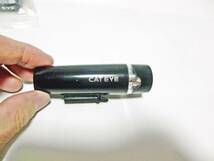 USED CATEYE HL-EL010 UNO 自転車用 ライト 黒 乾電池式 通電確認済 単三 ウノ ライト_画像3