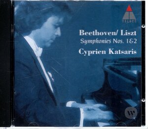 CD　ベートーヴェン：交響曲第1番（リスト編曲）、第2番（リスト編曲）　シプリアン・カツァリス（ピアノ）