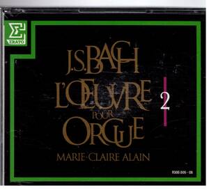 4CD　J.Sバッハ　L'OEUVRE POUR ORGUE-Vol.2　マリー＝クレールアラン（オルガン）