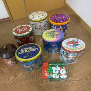 【レア物】ディズニーリゾートお菓子の空き缶セット