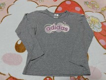 adidasジャンパー長袖T140_画像1