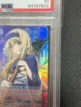 PSA10 chaos TCG インフィニットストラトス ひと夏の思い出 セシリア・オルコット SP Signature Ceclia Alcott_画像3