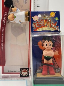  Astro Boy Police тонн фигурка & чай. вода .. брелок для ключа ремешок [24c6 осмотр Astro Boy рука .. насекомое коллекция Ribon no Kishi 