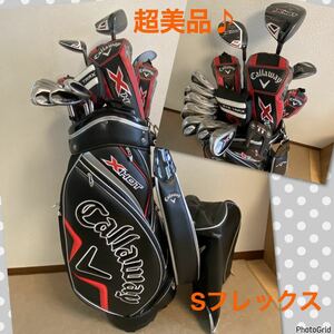 【超美品！】キャロウェイX HOT／メンズ ゴルフクラブセット★キャディバック